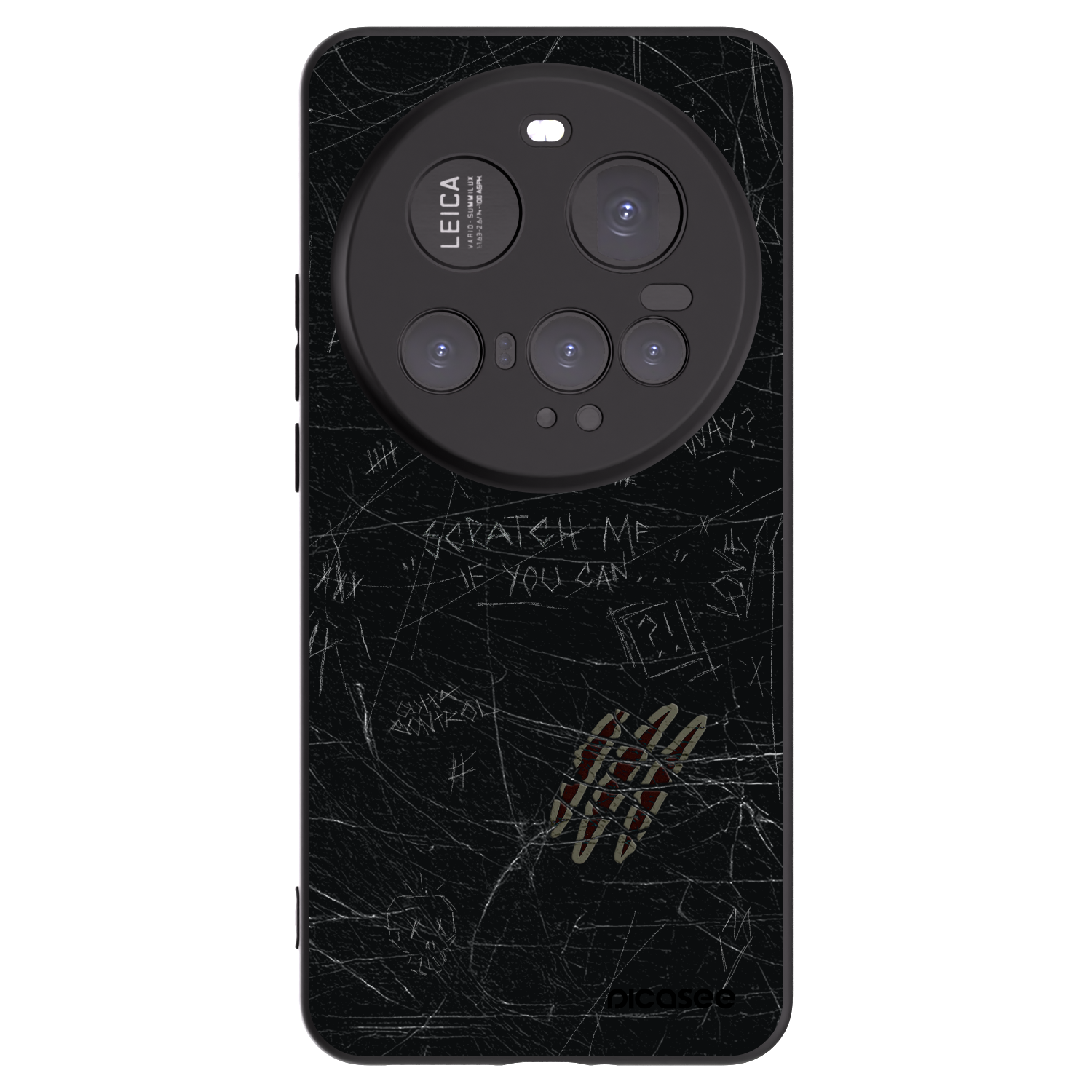 Picasee silikonski črni ovitek za Xiaomi 15 Ultra - SCRATCH