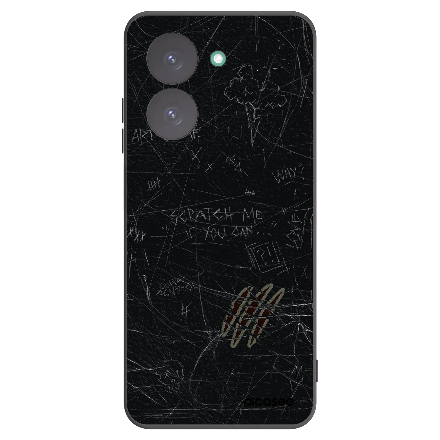 Picasee silikonski črni ovitek za Xiaomi Redmi A5 - SCRATCH