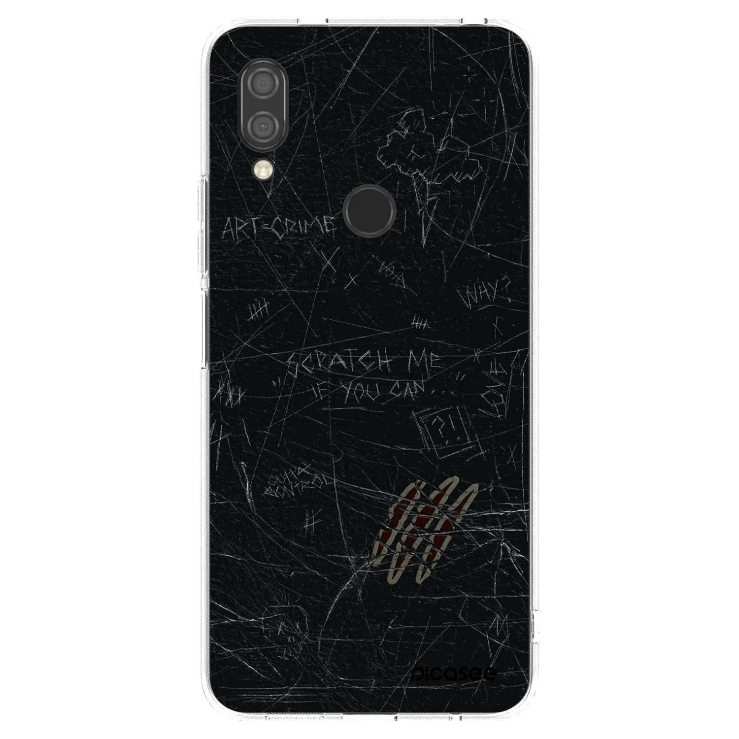 Picasee silikonski prozorni ovitek za Xiaomi Redmi 7 - SCRATCH