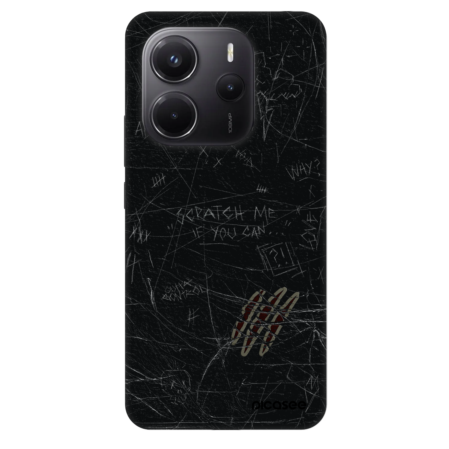 Picasee Fashion Case za Xiaomi Redmi Note 14 4G - SCRATCH
