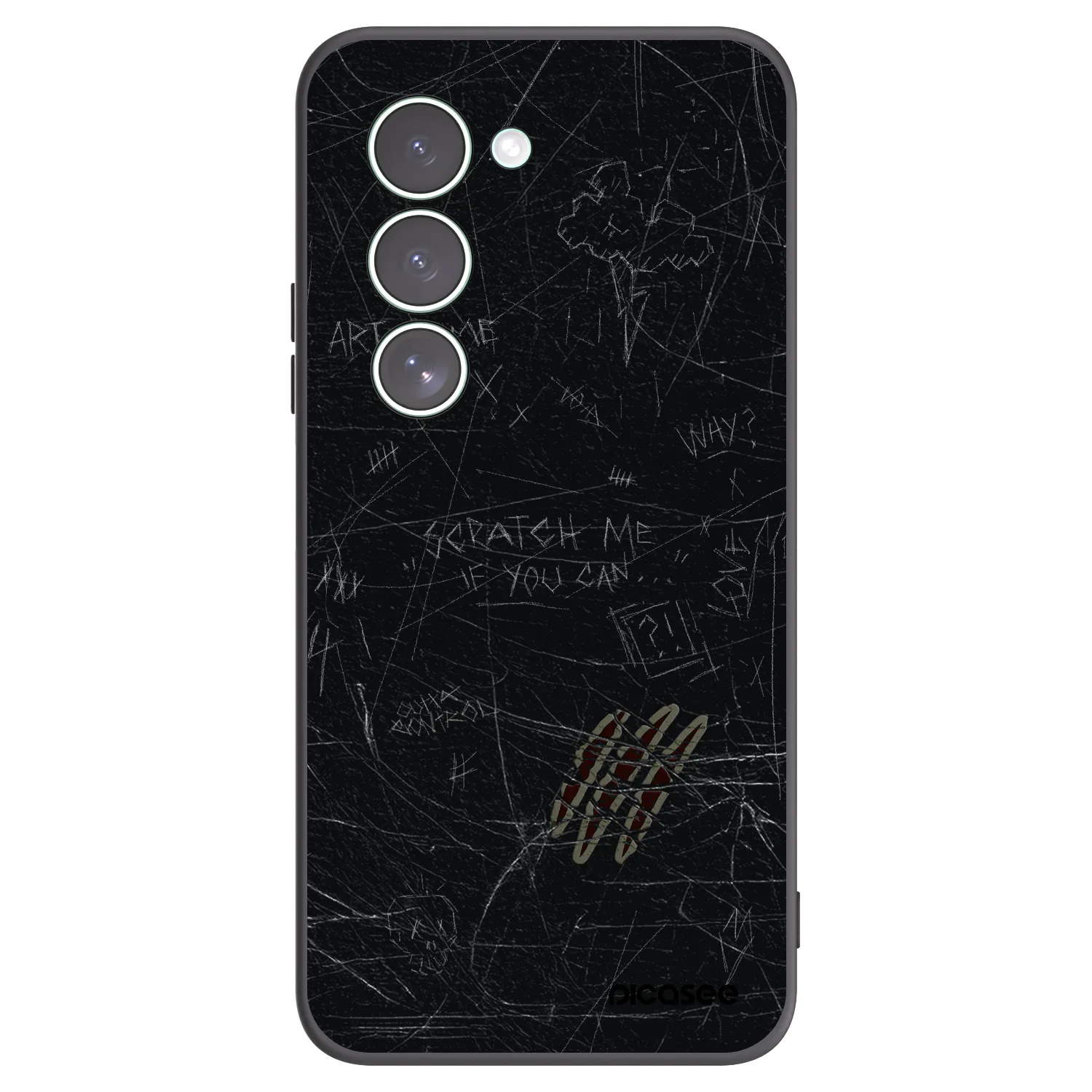 Picasee silikonski črni ovitek za Xiaomi Redmi 15 5G - SCRATCH