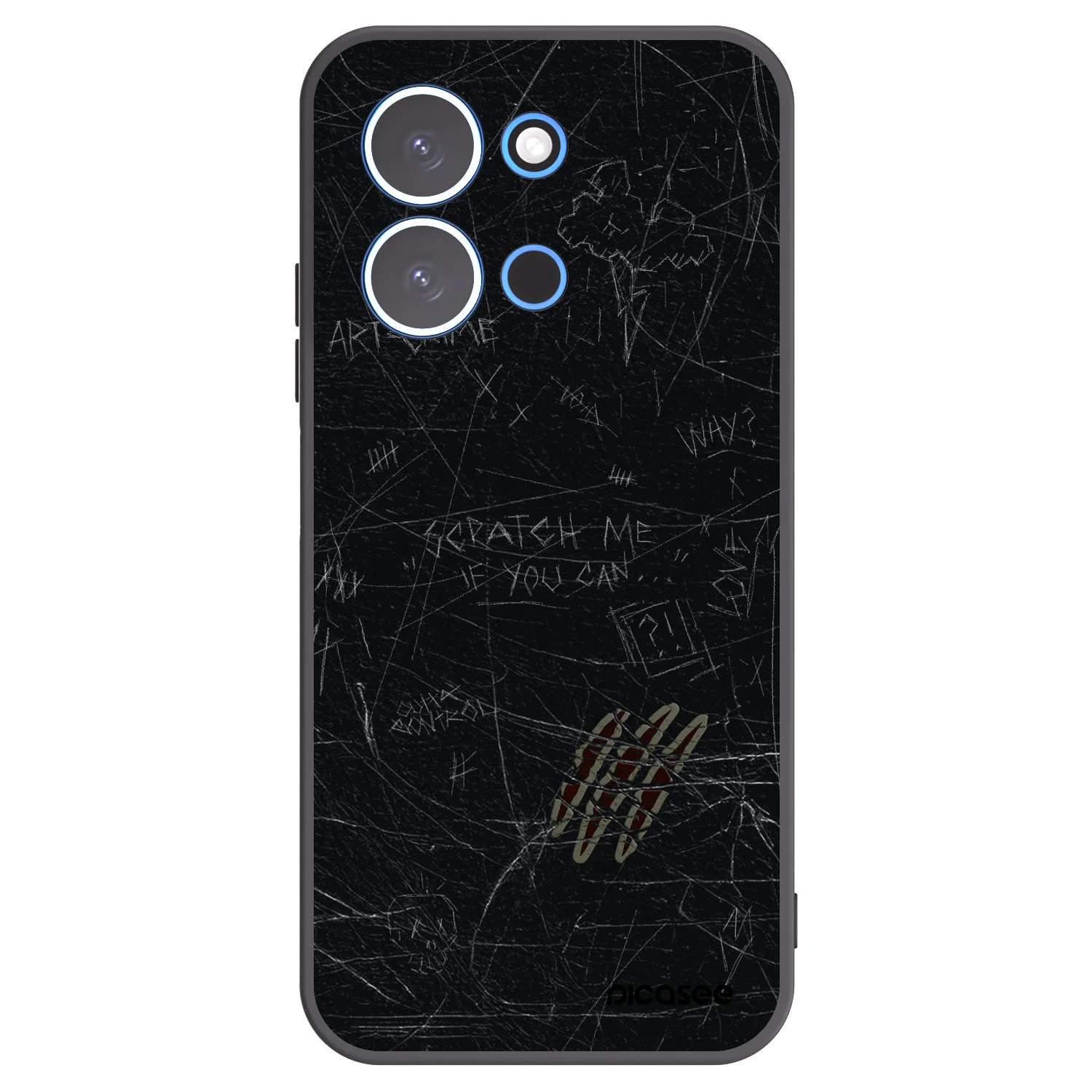 Picasee silikonski črni ovitek za Xiaomi Redmi 15C 4G - SCRATCH