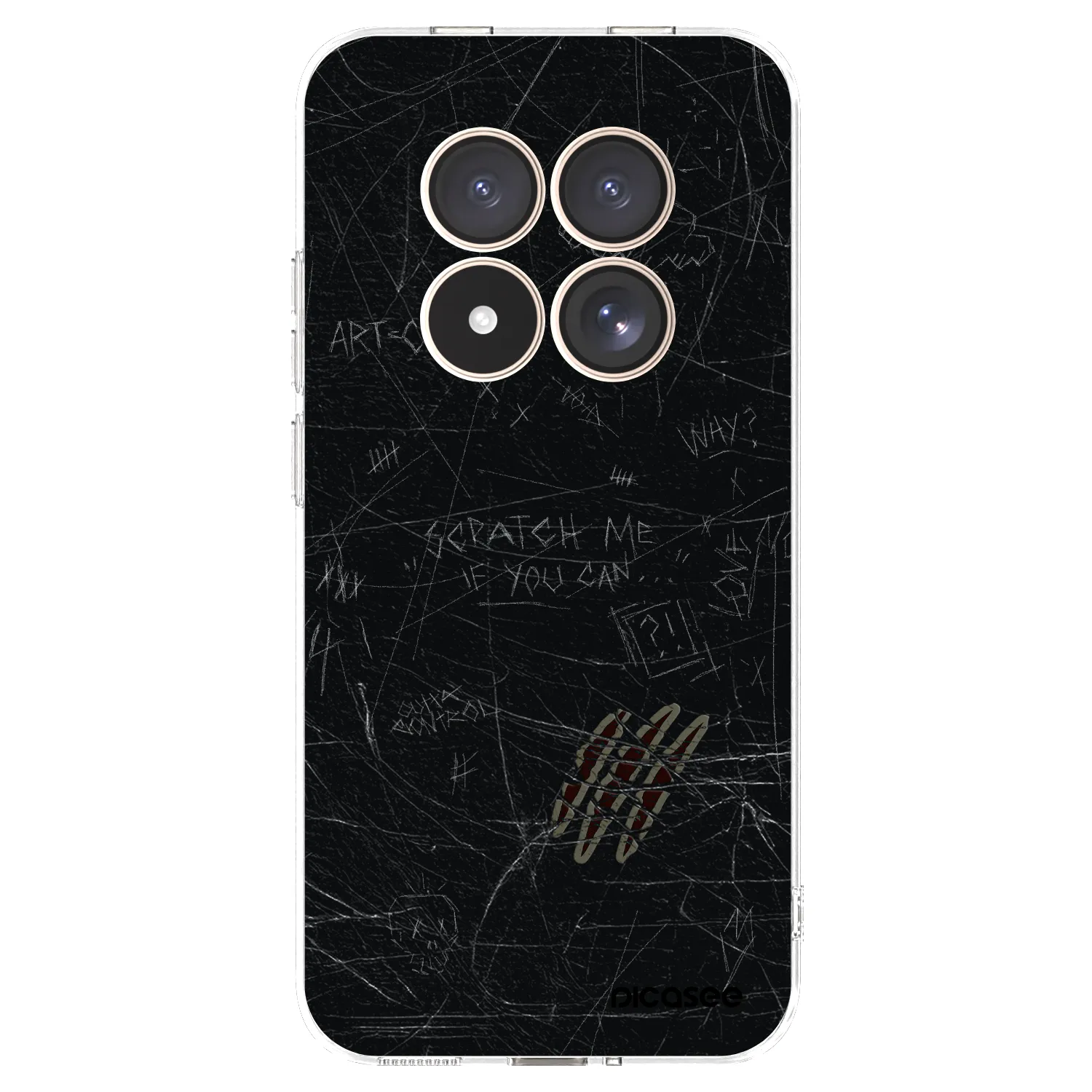 Picasee silikonski prozorni ovitek za Xiaomi Redmi Note 15 Pro 4G - SCRATCH