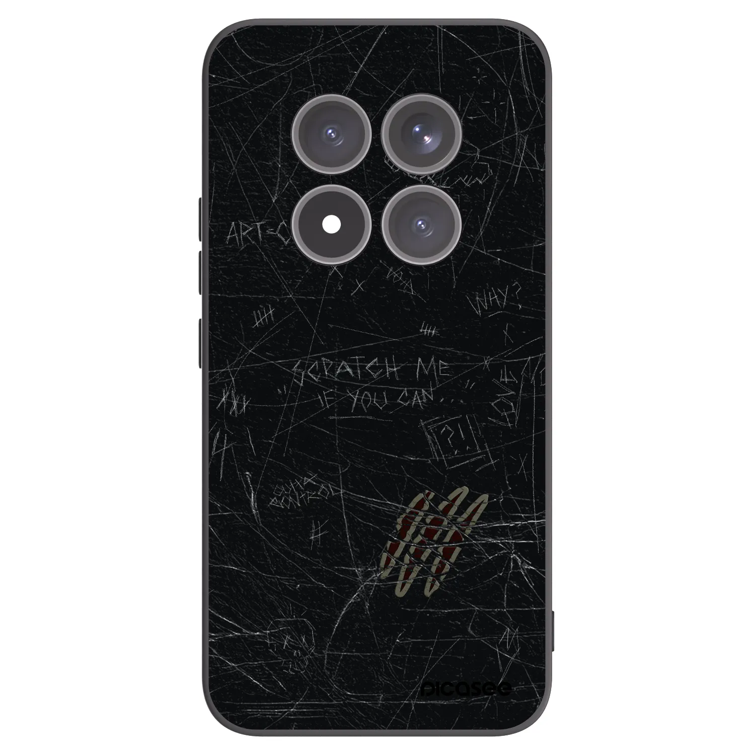 Picasee silikonski črni ovitek za Xiaomi Redmi Note 15 Pro+ - SCRATCH