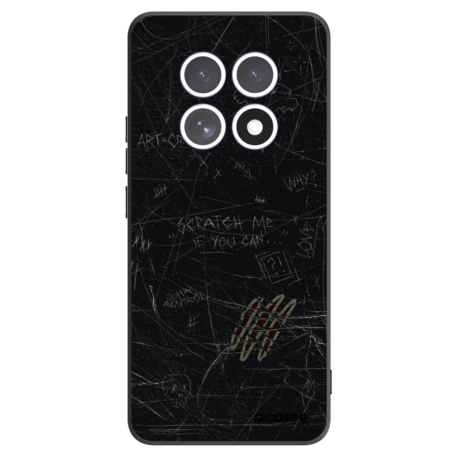 Picasee silikonski črni ovitek za Xiaomi Redmi Note 15 - SCRATCH