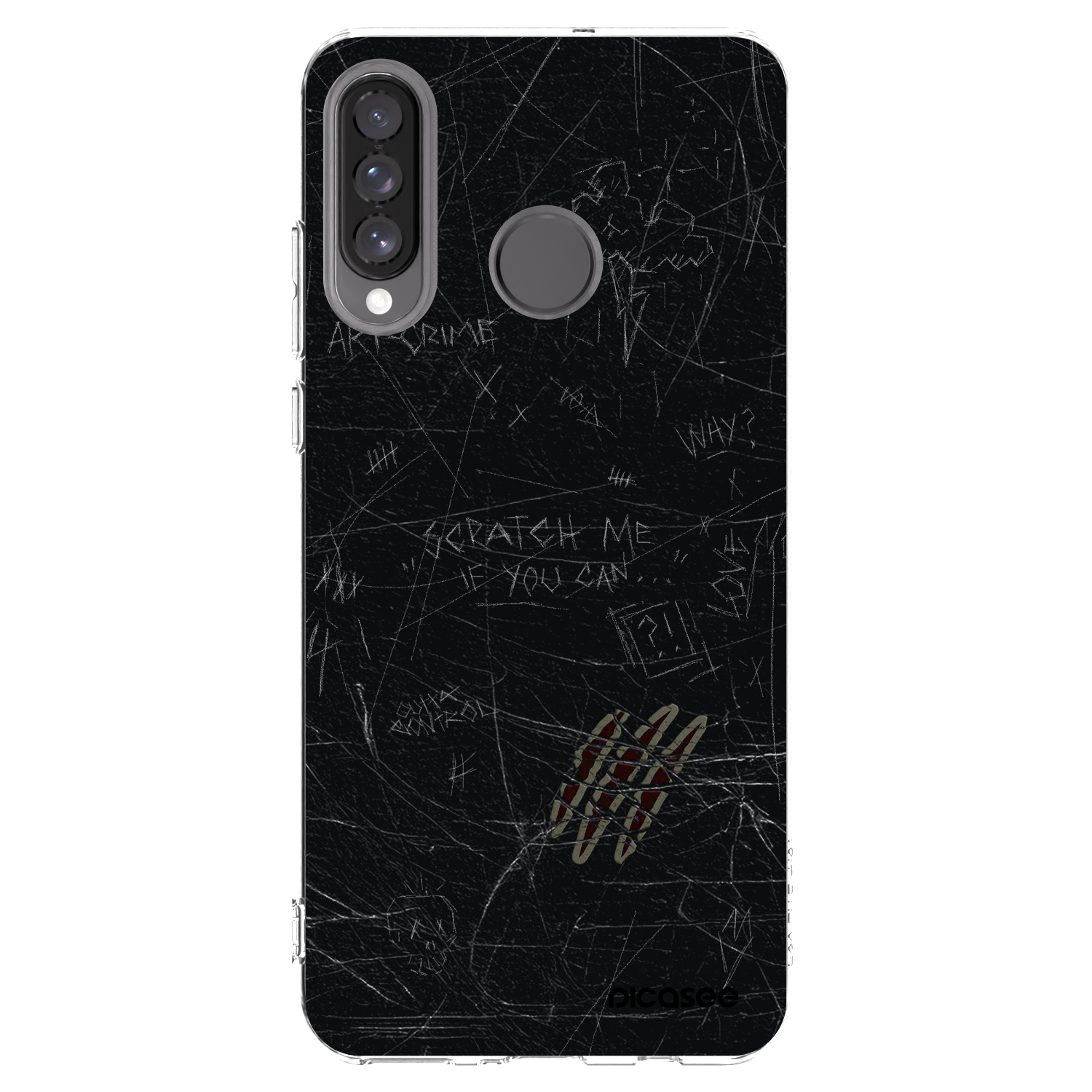 Picasee silikonski prozorni ovitek za Huawei P30 Lite - SCRATCH