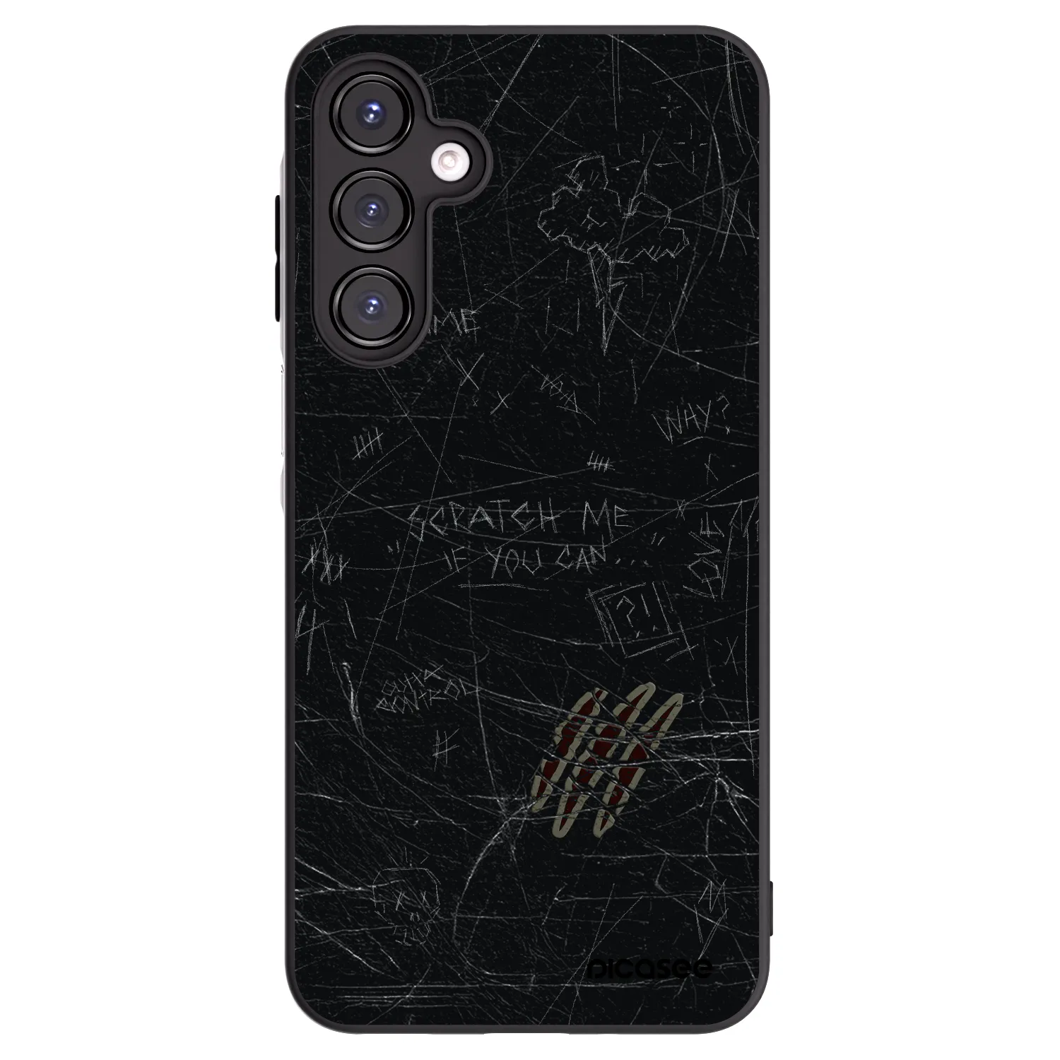 Picasee silikonski črni ovitek za Samsung Galaxy A16 4G - SCRATCH
