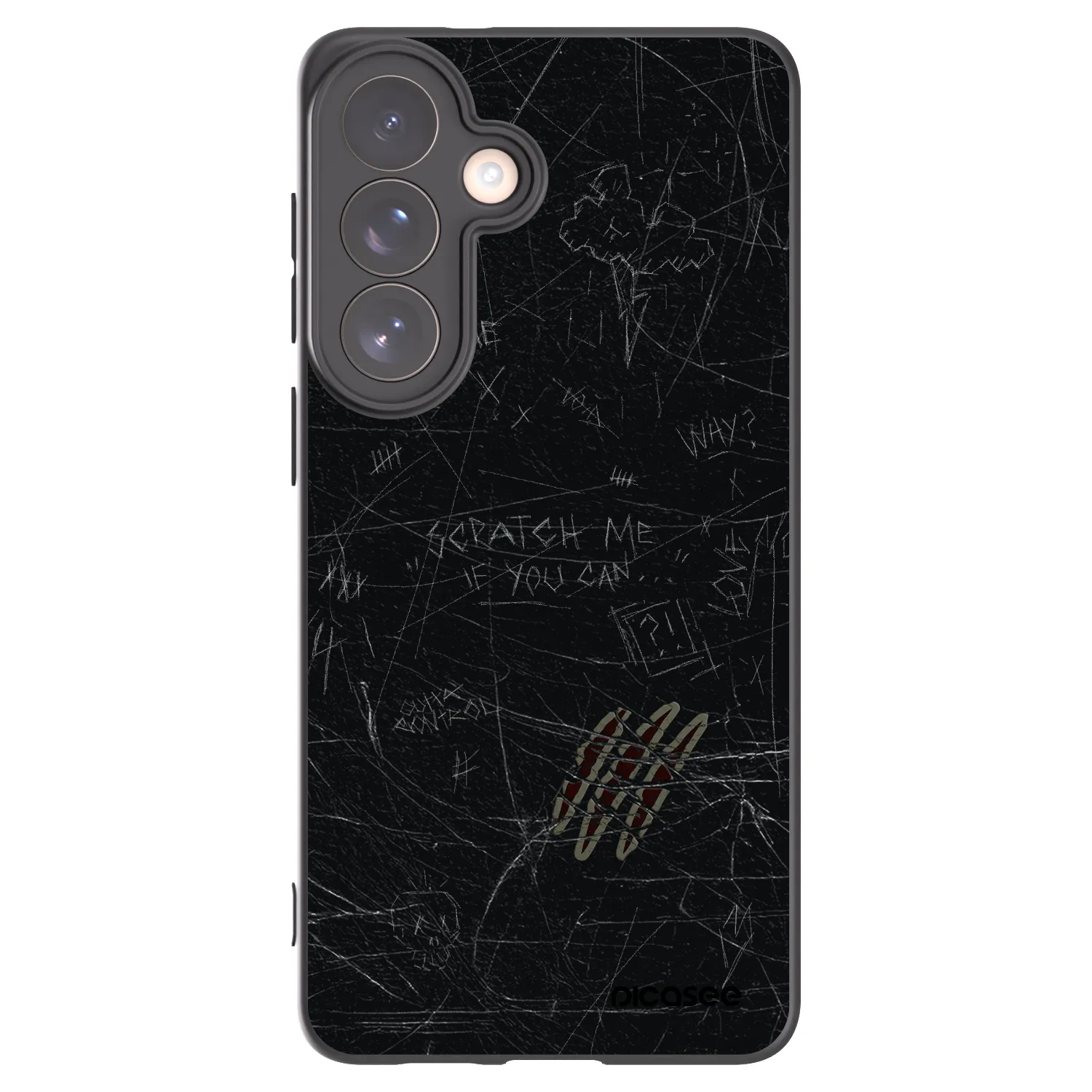 Picasee silikonski črni ovitek za Samsung Galaxy S26+ - SCRATCH
