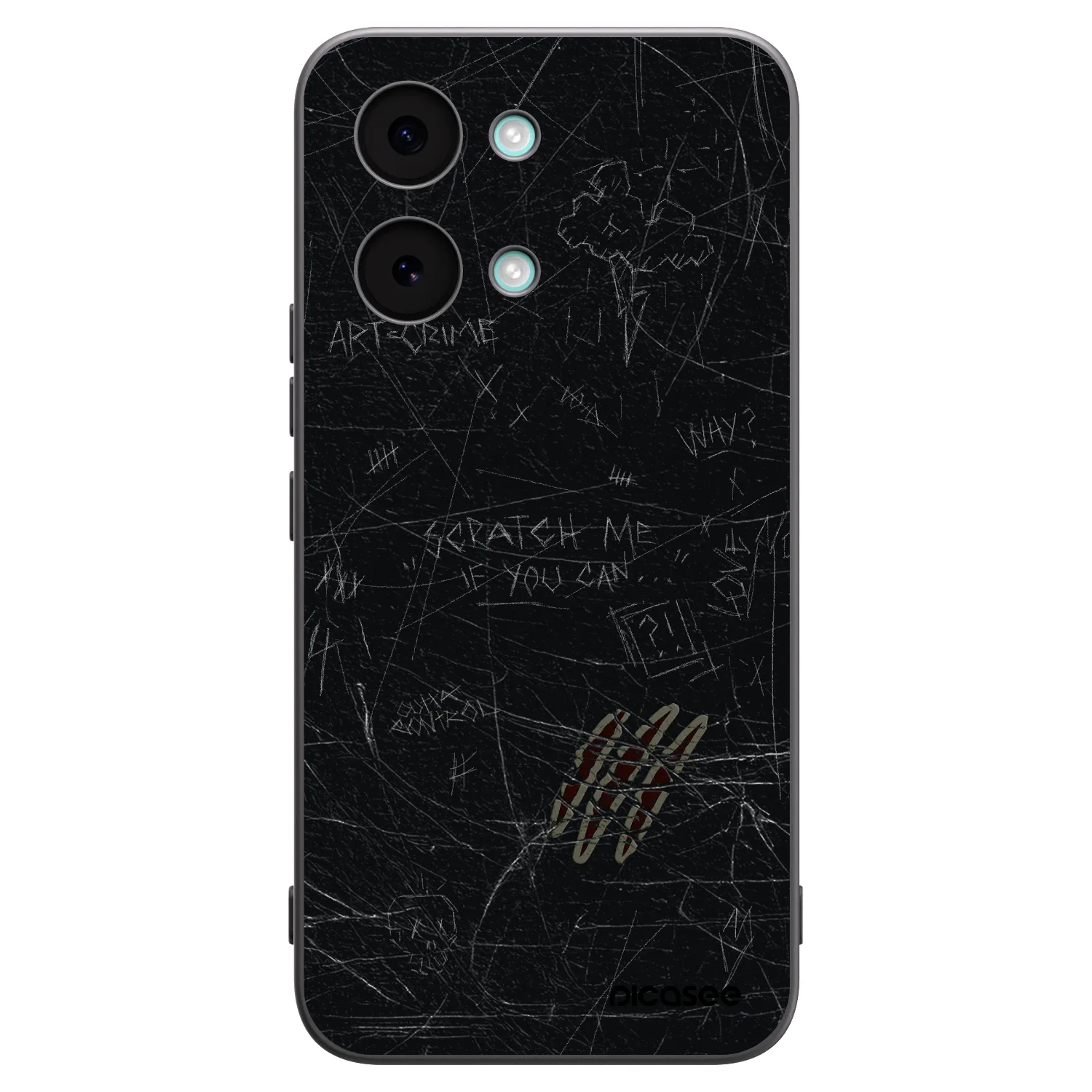 Picasee silikonski črni ovitek za Xiaomi Poco X8 Pro Max - SCRATCH