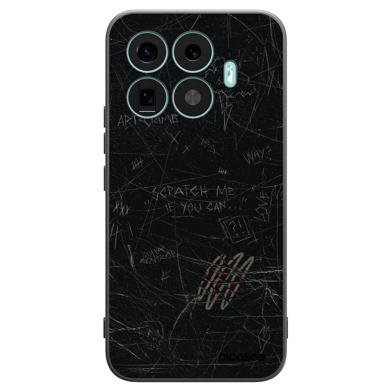 Picasee silikonski črni ovitek za Xiaomi 17T Pro - SCRATCH