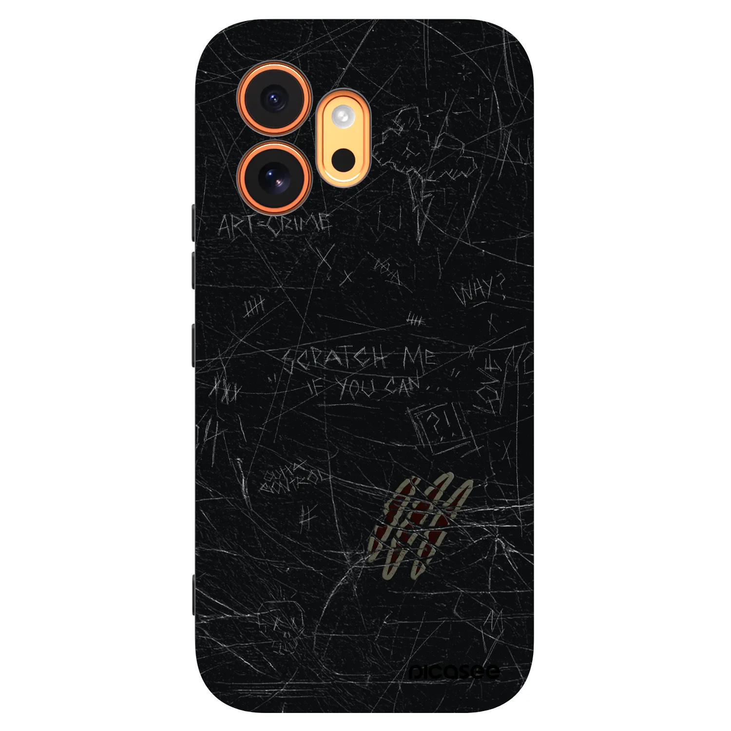 Picasee silikonski črni ovitek za Honor 600 - SCRATCH