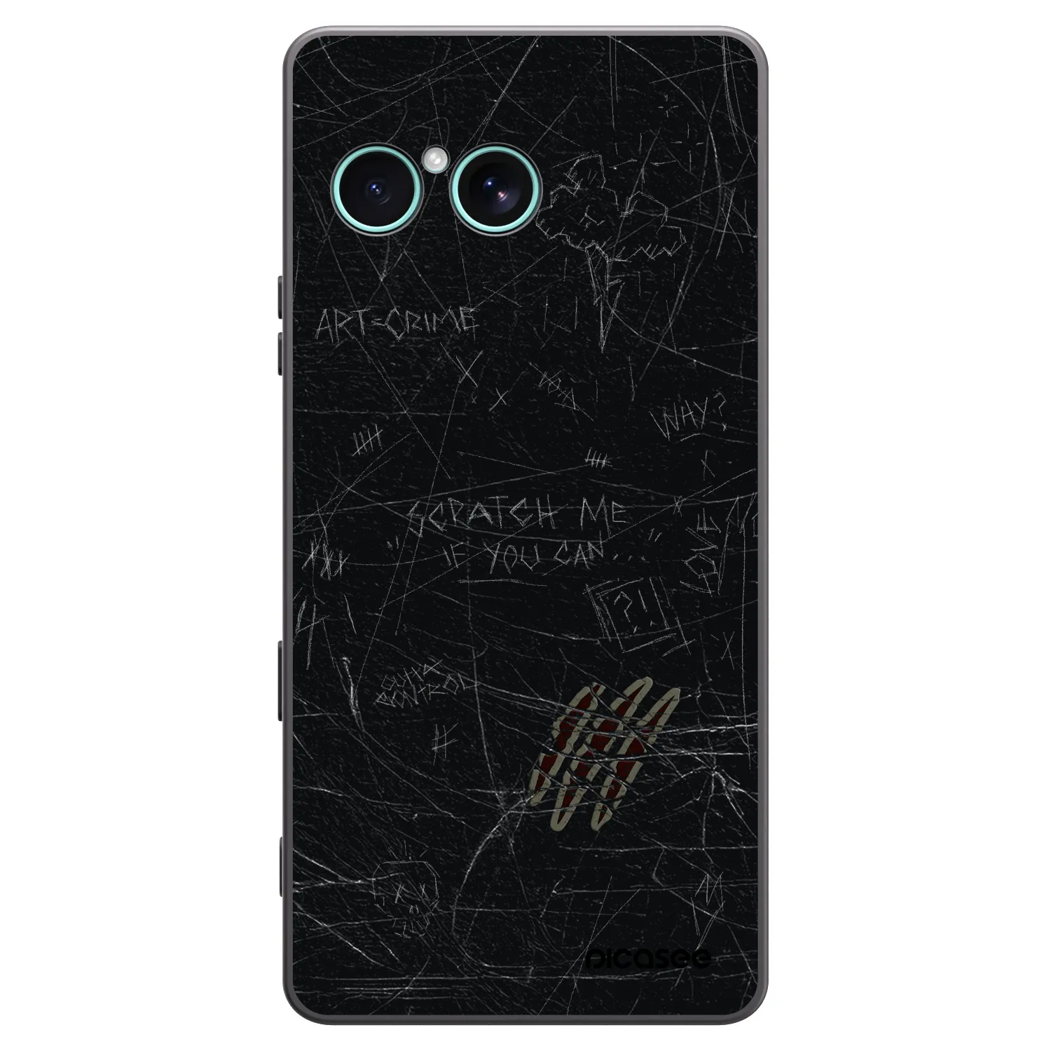 Picasee silikonski črni ovitek za Sony Xperia 10 VII - SCRATCH