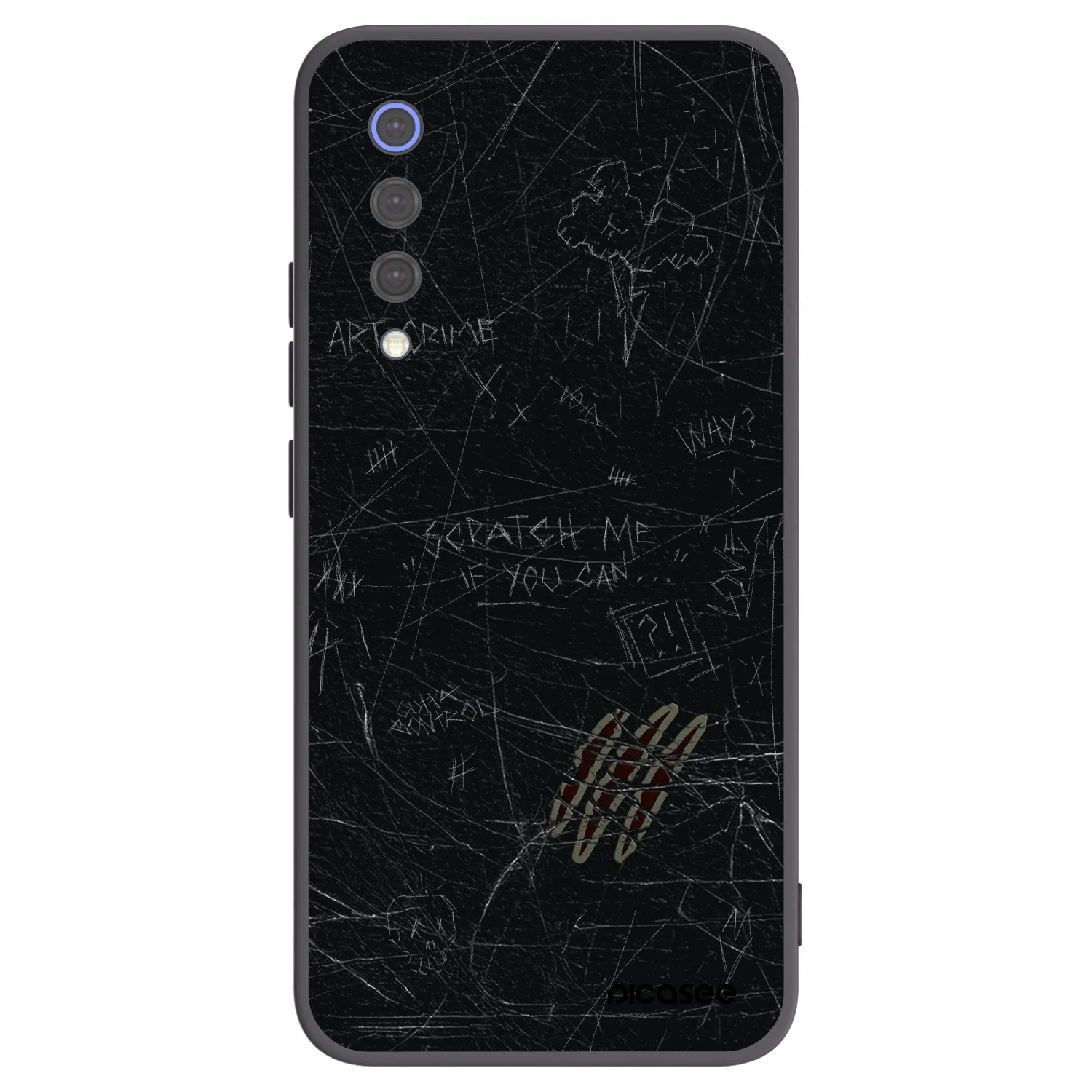 Picasee silikonski črni ovitek za Xiaomi Mi 9 SE - SCRATCH