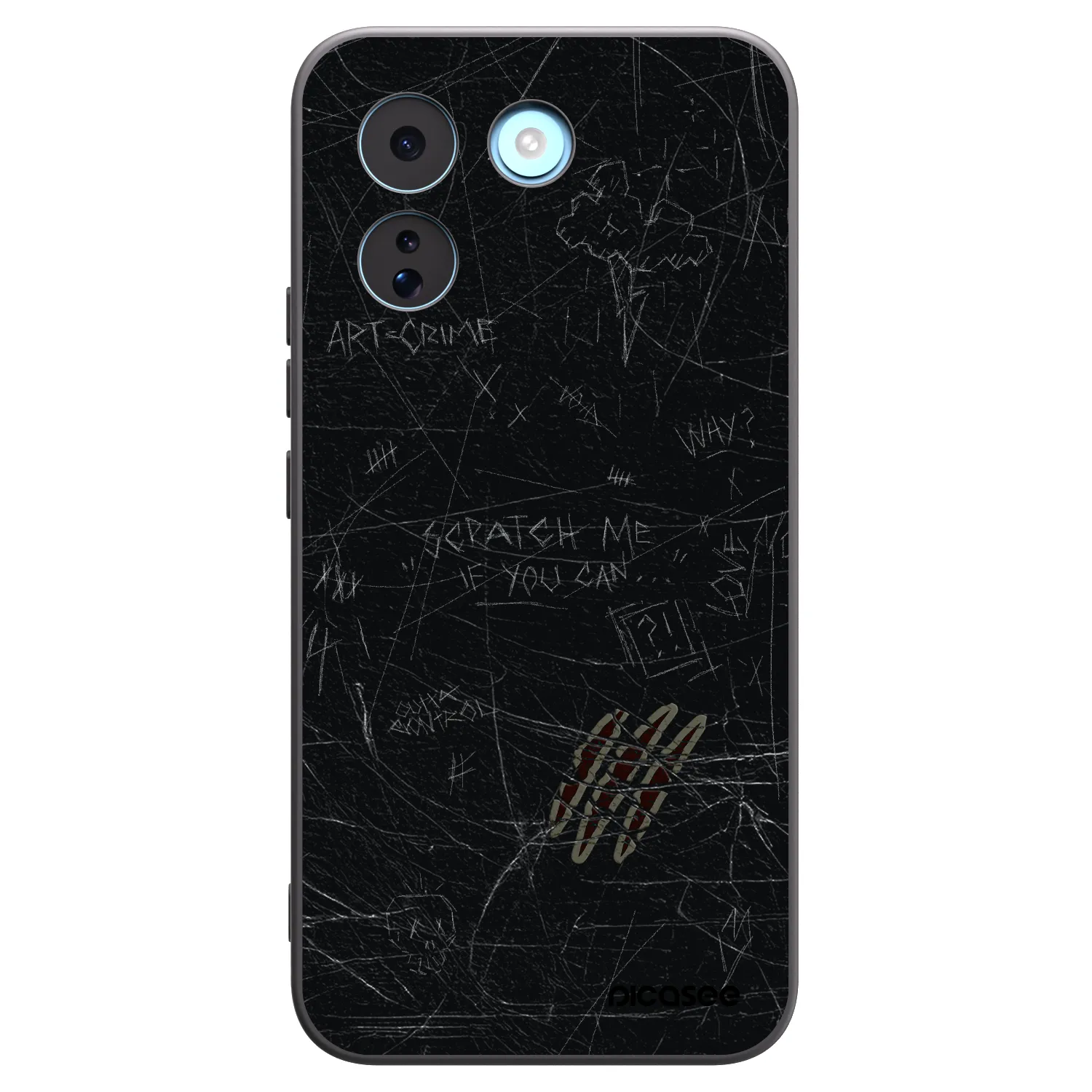 Picasee silikonski črni ovitek za Xiaomi Redmi Note 17 Pro MAX 5G - SCRATCH