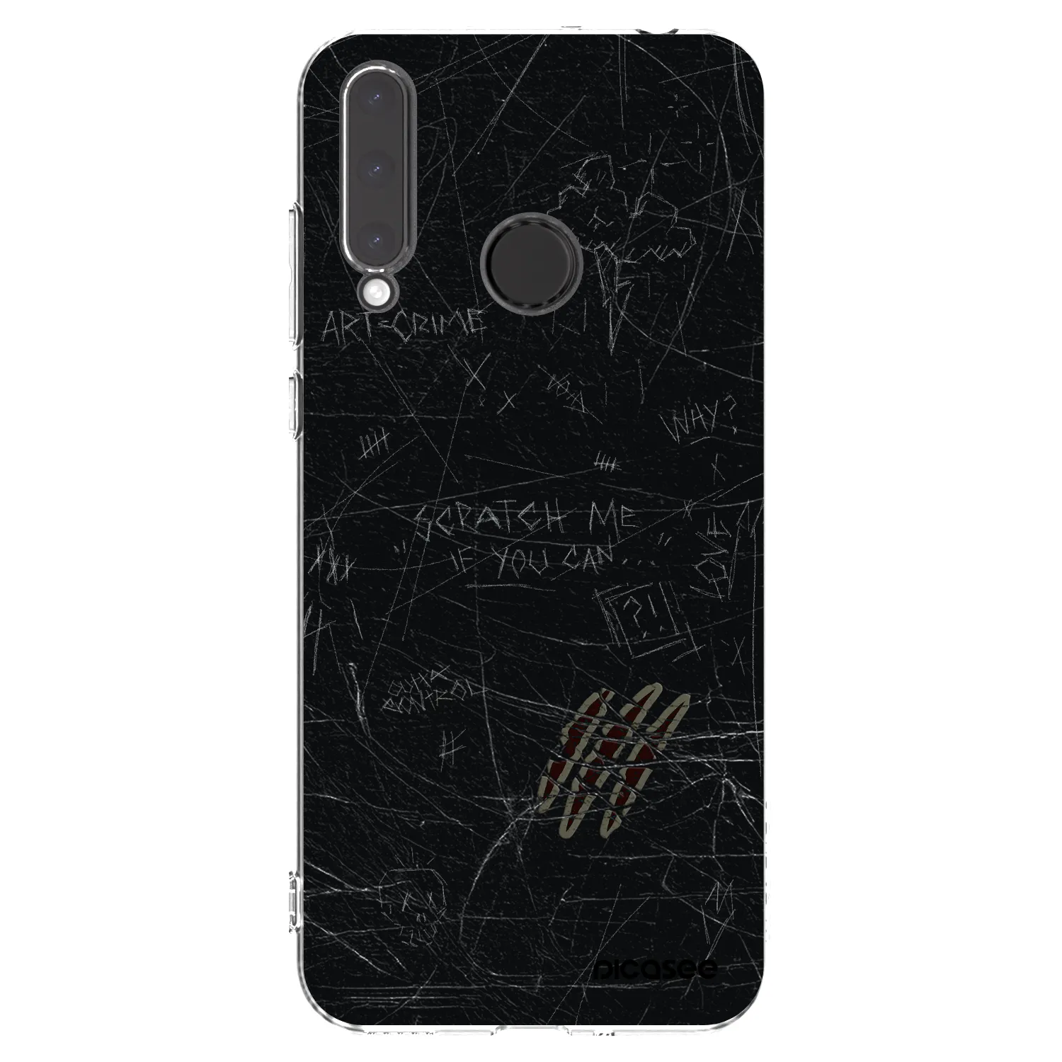 Picasee silikonski prozorni ovitek za Honor 20 Lite - SCRATCH