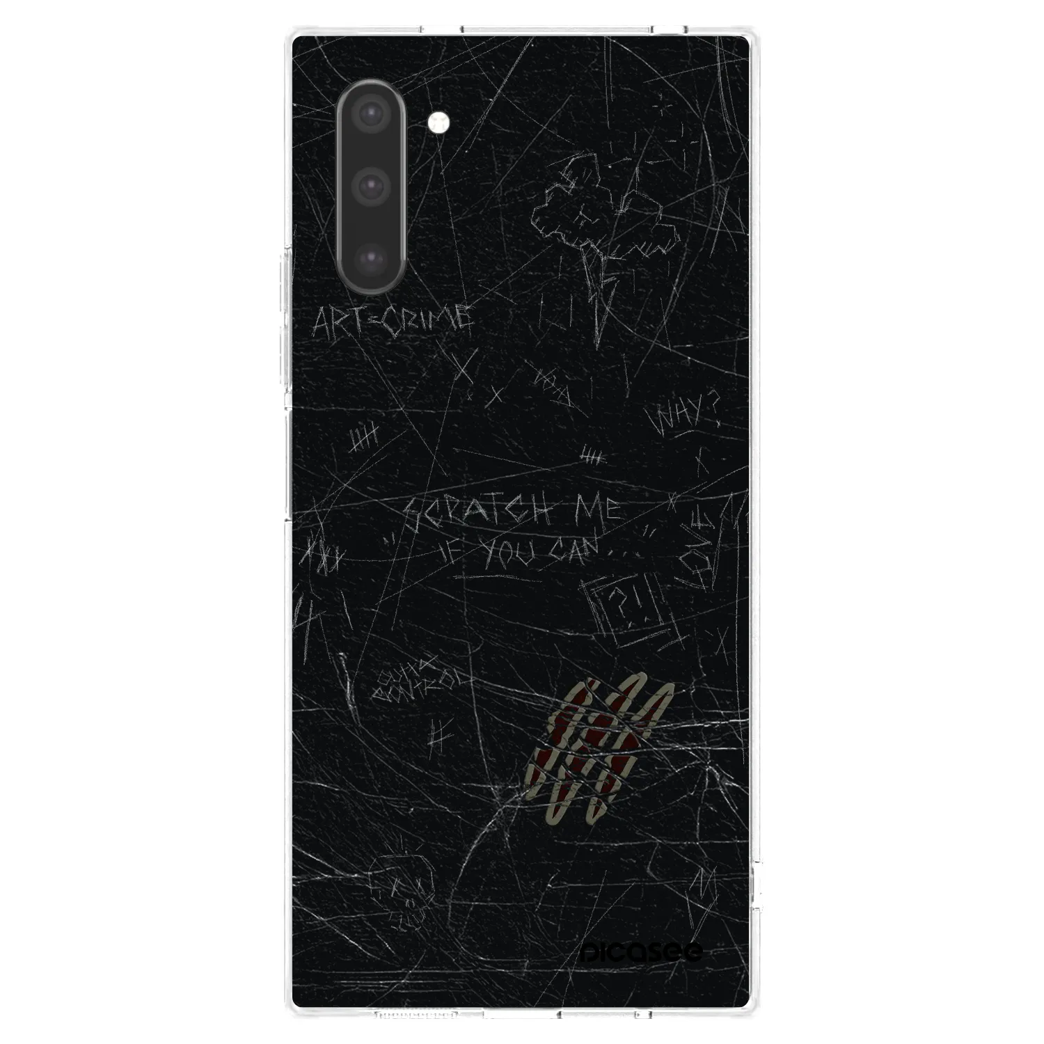 Picasee silikonski prozorni ovitek za Samsung Galaxy Note 10 N970F - SCRATCH