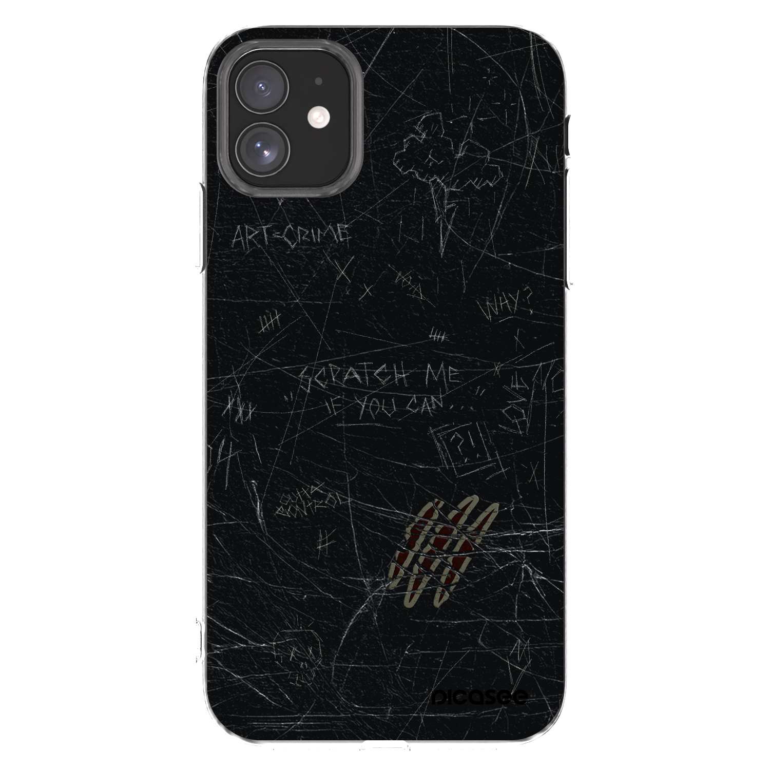 Picasee silikonski prozorni ovitek za Apple iPhone 11 - SCRATCH