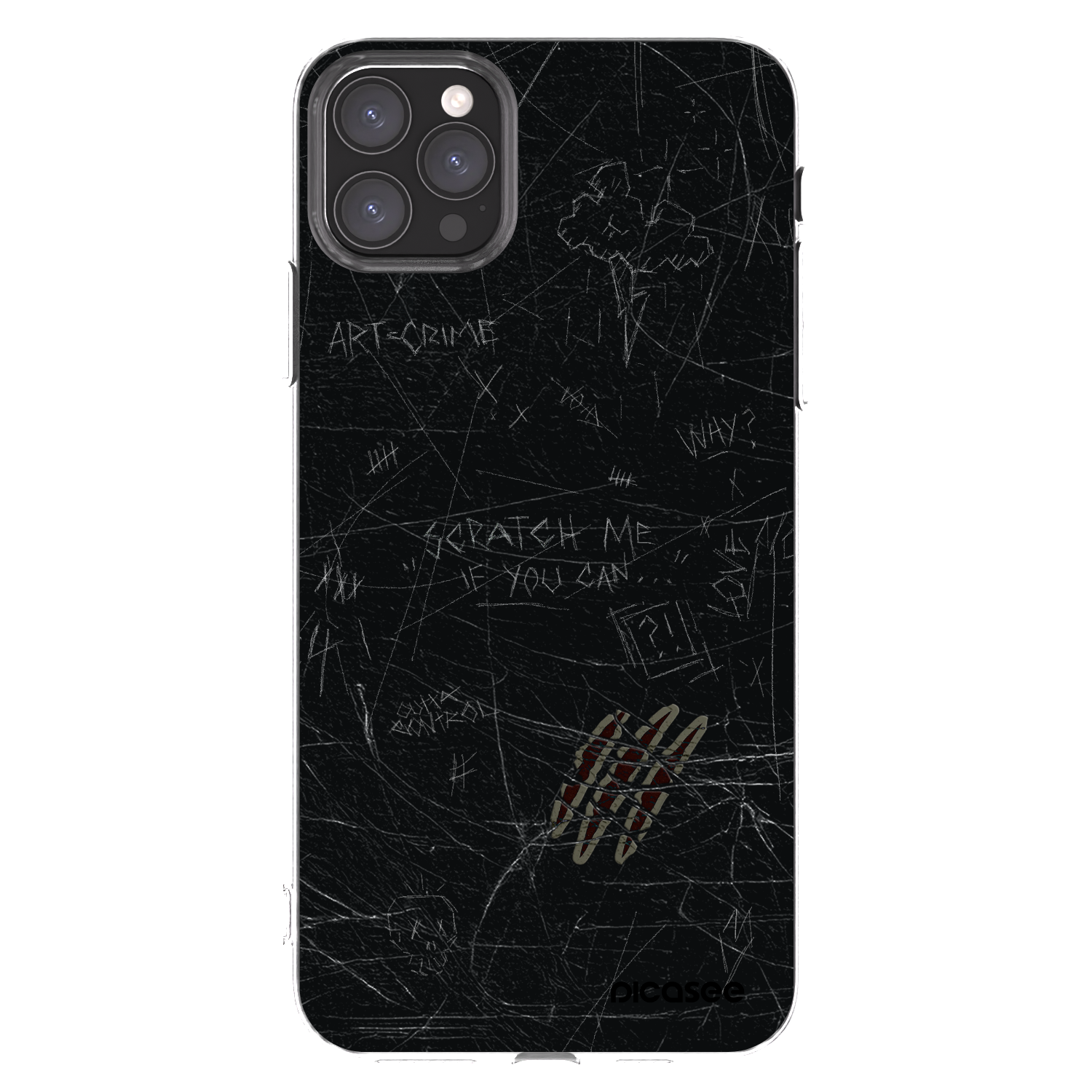 Picasee silikonski prozorni ovitek za Apple iPhone 11 Pro Max - SCRATCH