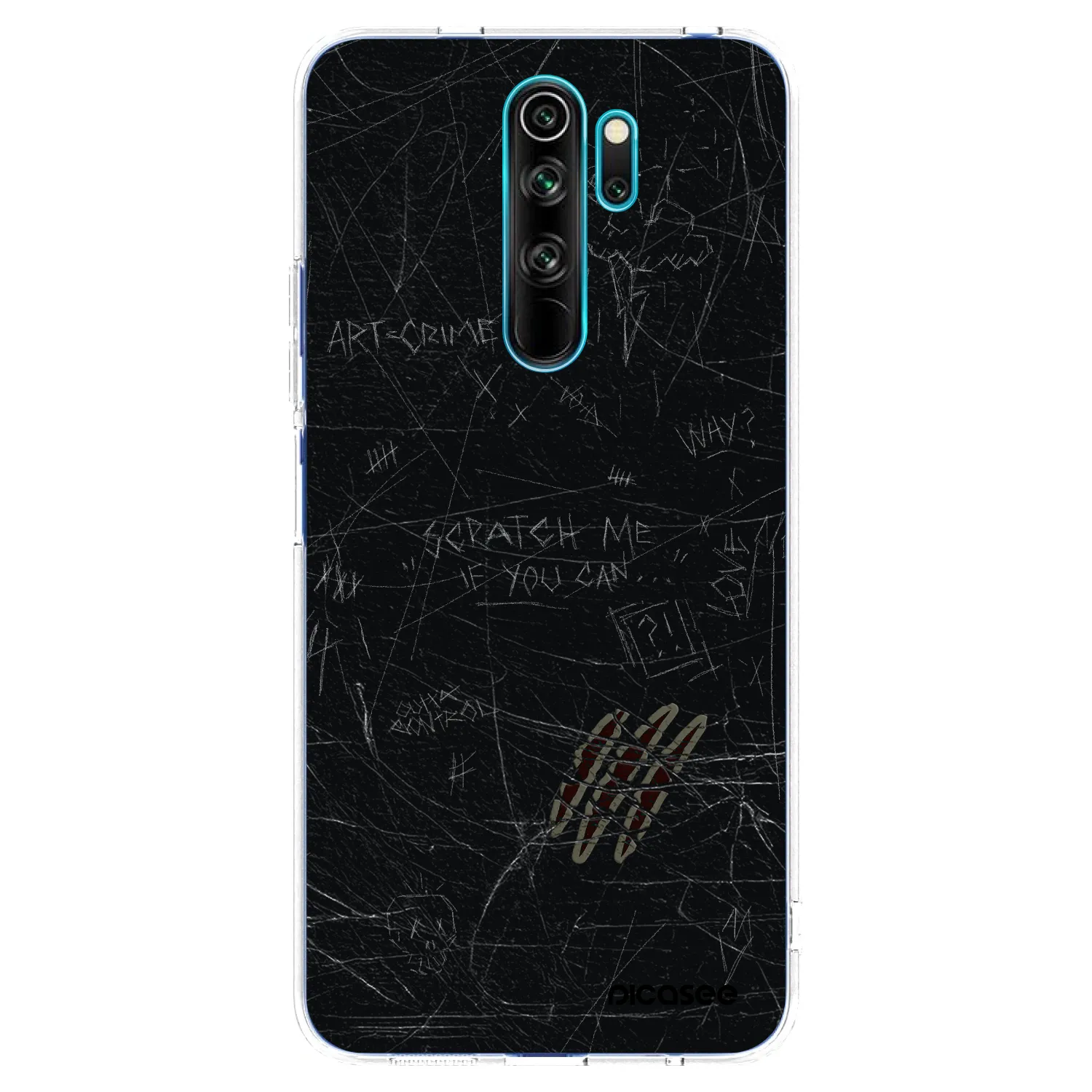 Picasee silikonski prozorni ovitek za Xiaomi Redmi Note 8 Pro - SCRATCH
