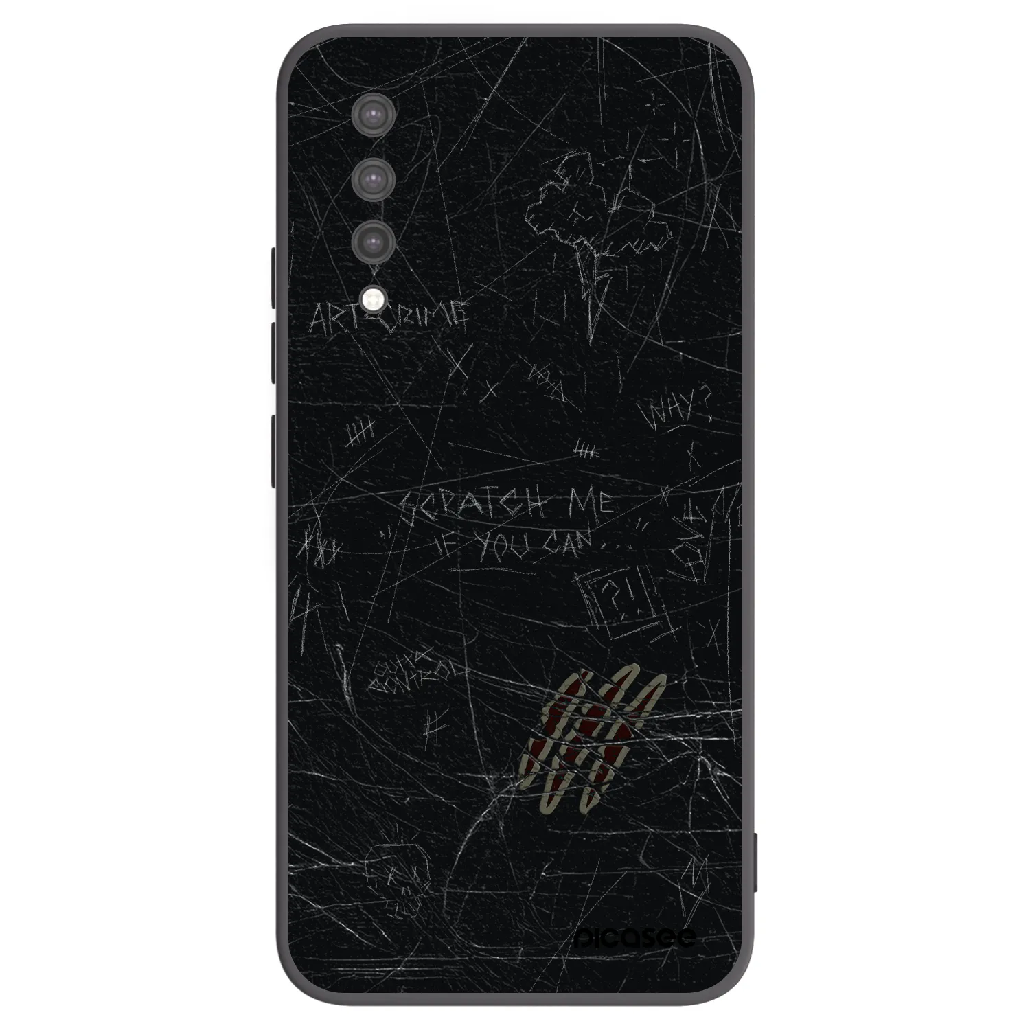 Picasee silikonski črni ovitek za Xiaomi Mi 9 Lite - SCRATCH