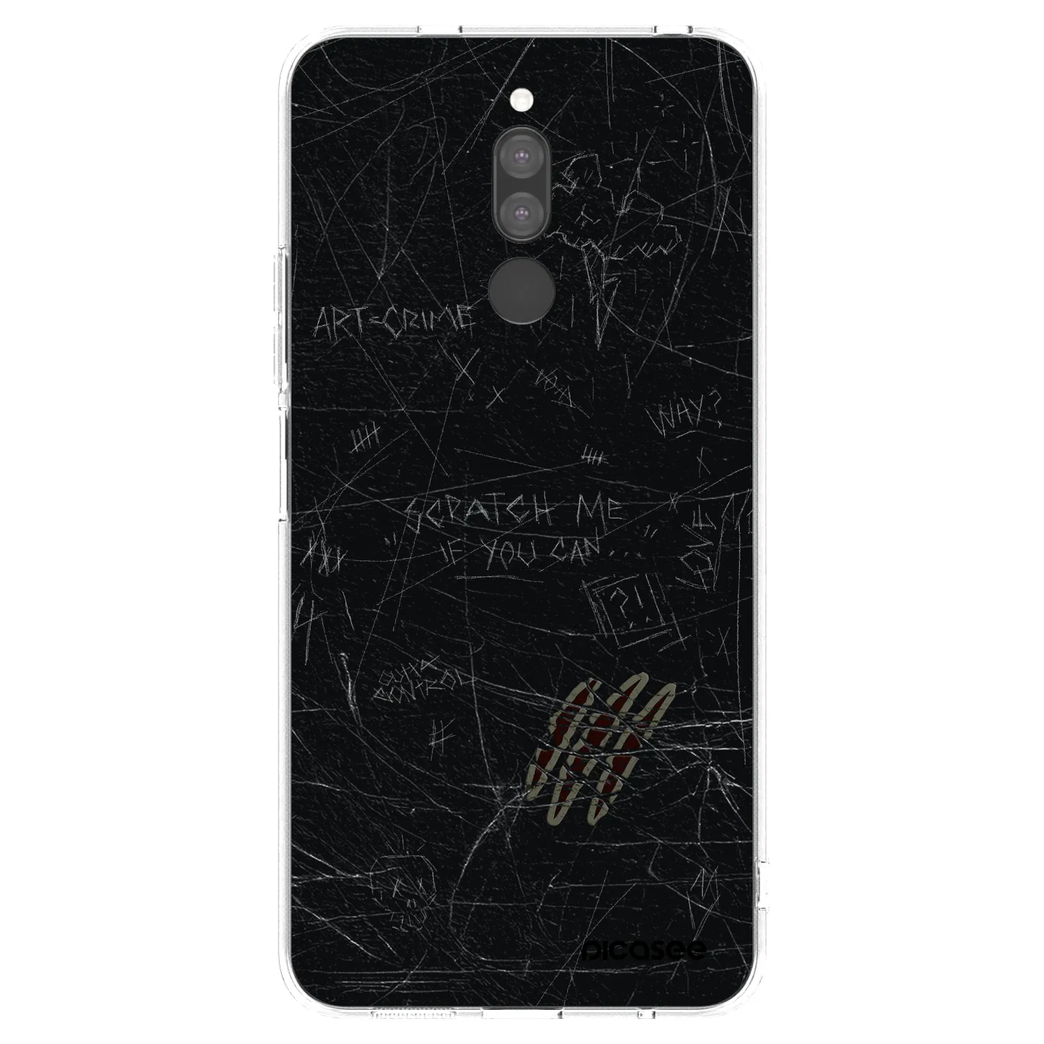 Picasee silikonski prozorni ovitek za Xiaomi Redmi 8 - SCRATCH