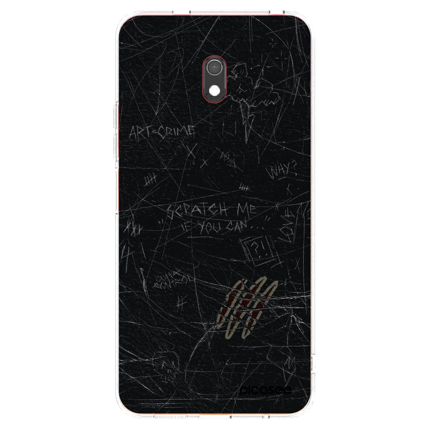 Picasee silikonski prozorni ovitek za Xiaomi Redmi 8A - SCRATCH