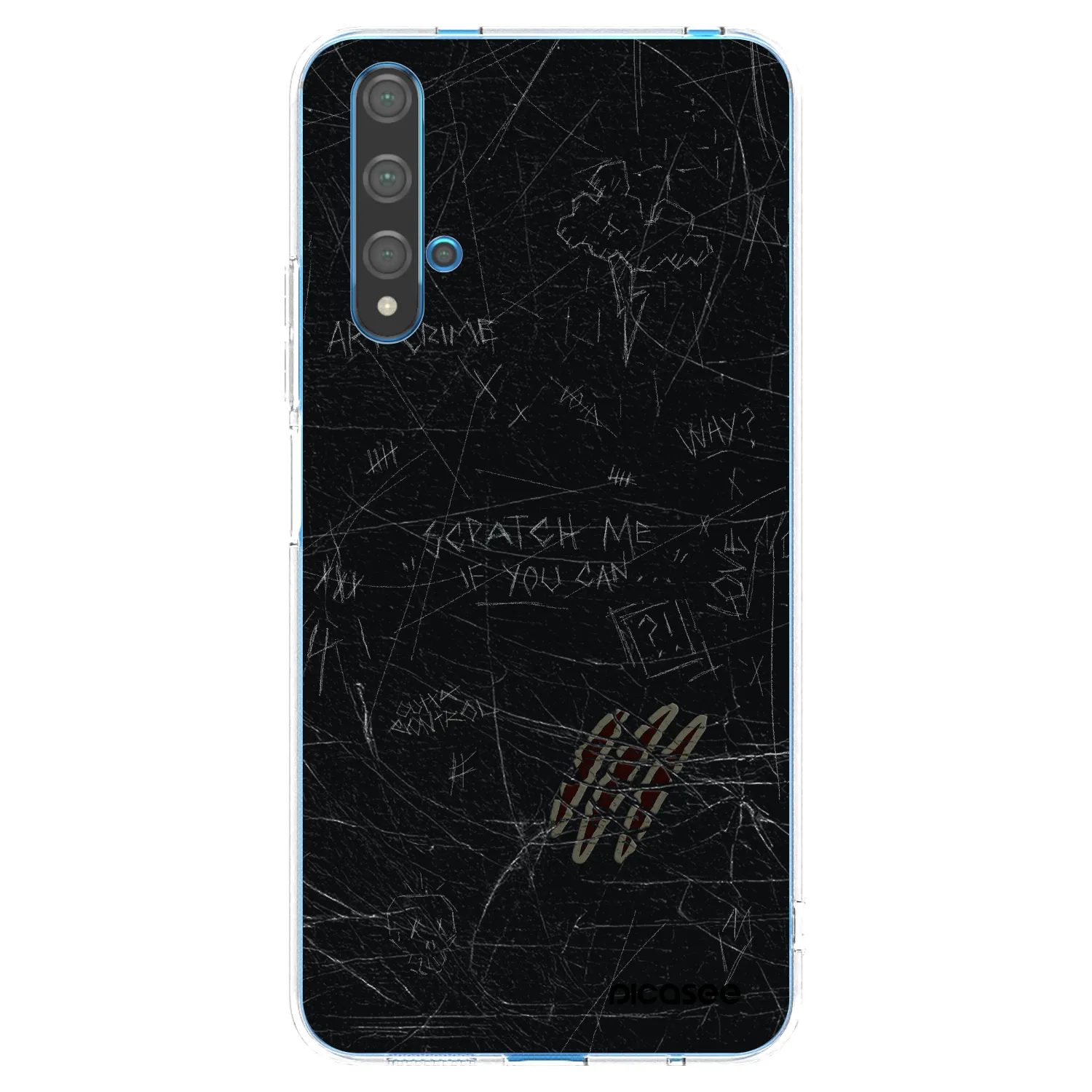 Picasee silikonski prozorni ovitek za Huawei Nova 5T - SCRATCH