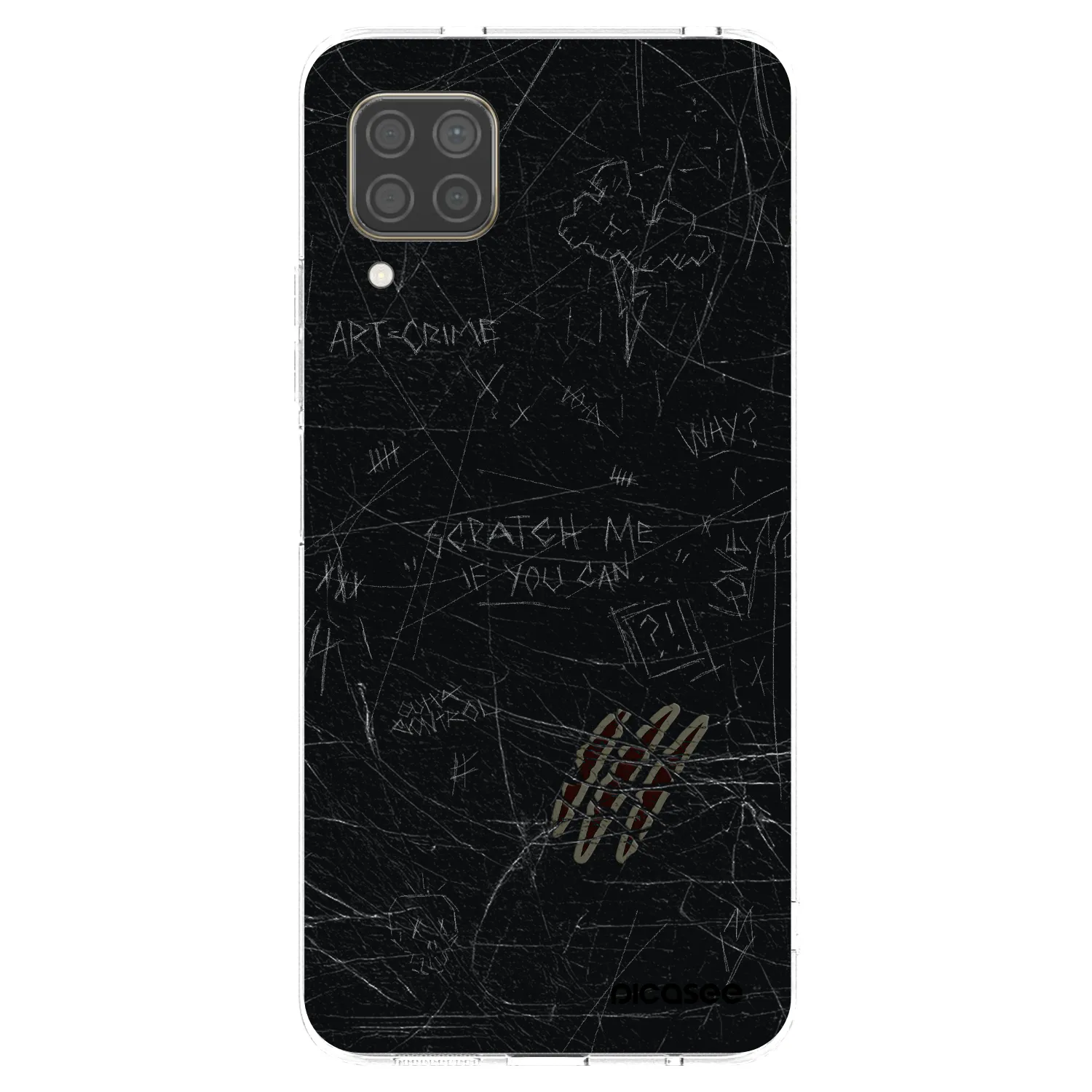 Picasee silikonski prozorni ovitek za Huawei P40 Lite - SCRATCH