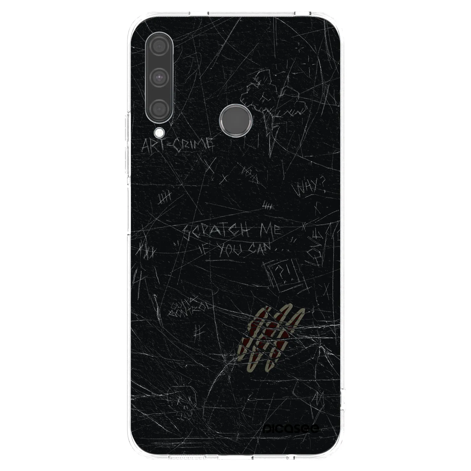 Picasee silikonski prozorni ovitek za Huawei P40 Lite E - SCRATCH
