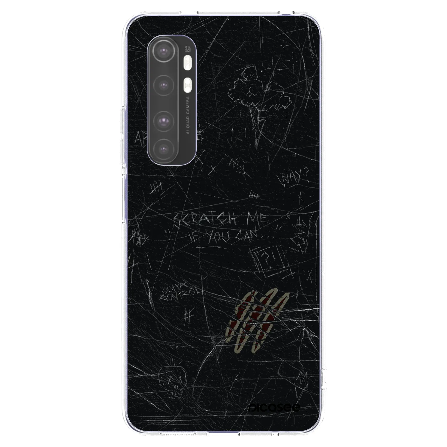 Picasee silikonski prozorni ovitek za Xiaomi Mi Note 10 Lite - SCRATCH