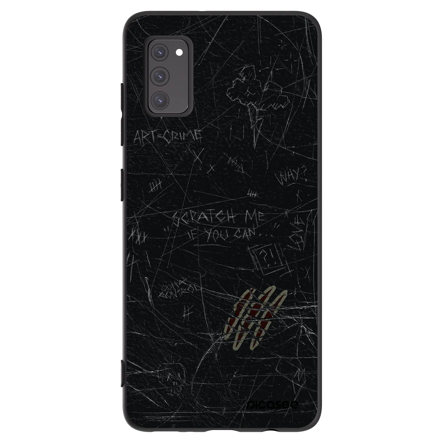Picasee silikonski črni ovitek za Samsung Galaxy A41 A415F - SCRATCH
