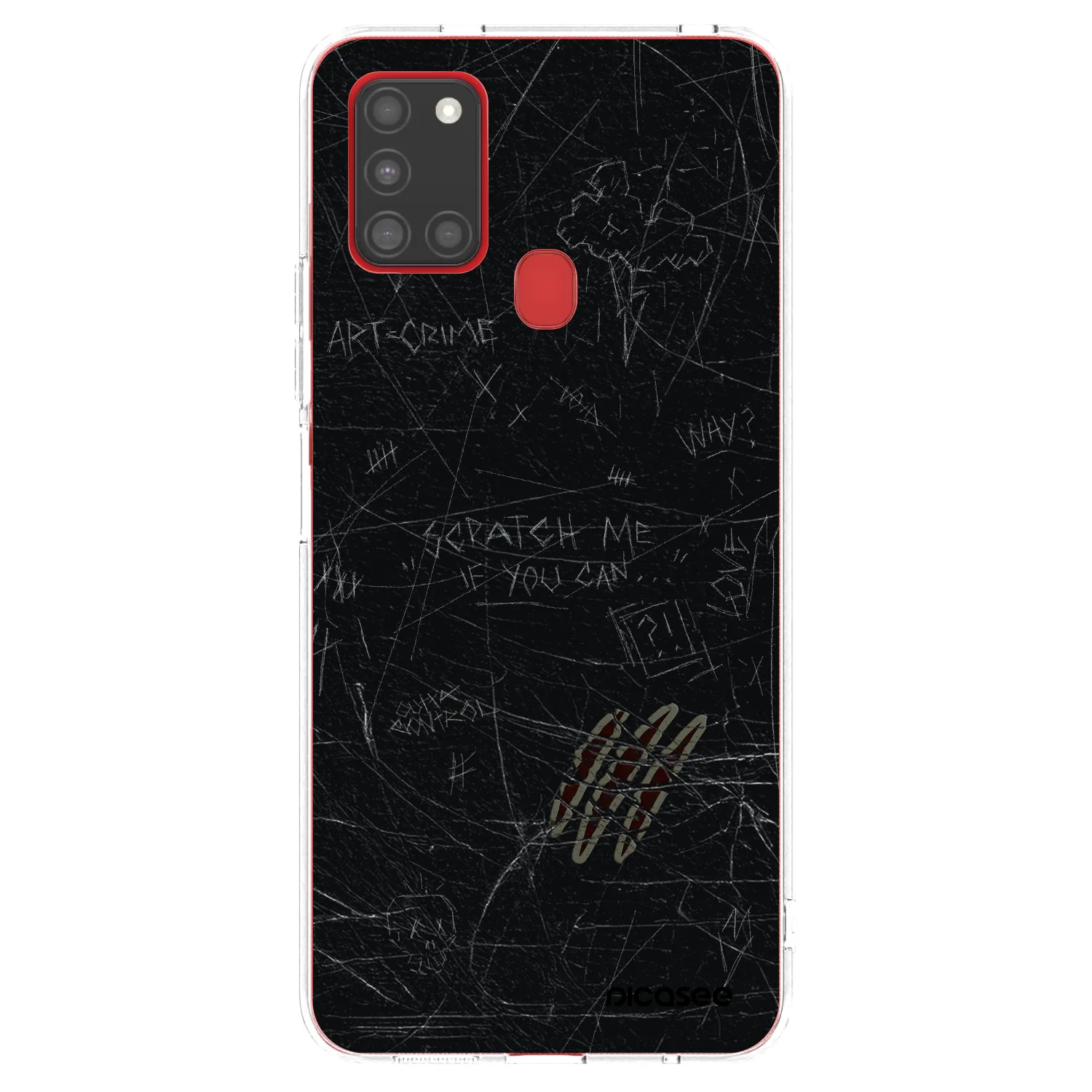 Picasee silikonski prozorni ovitek za Samsung Galaxy A21s - SCRATCH