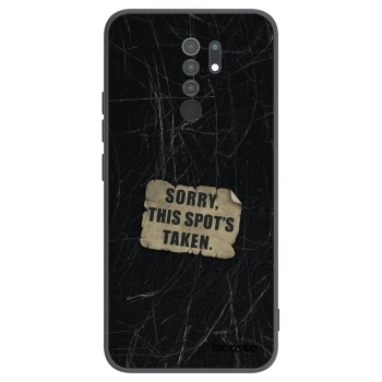 Picasee silikonski črni ovitek za Xiaomi Redmi 9 - SORRY