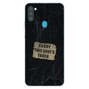 Picasee silikonski prozorni ovitek za Samsung Galaxy M11 - SORRY