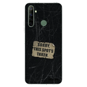 Picasee silikonski prozorni ovitek za Realme 6i - SORRY