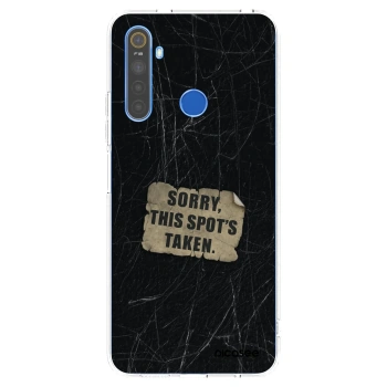 Picasee silikonski prozorni ovitek za Realme 5 - SORRY