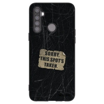 Picasee silikonski črni ovitek za Realme 5 - SORRY