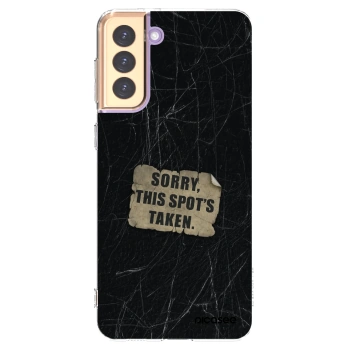 Picasee silikonski prozorni ovitek za Samsung Galaxy S21+ 5G G996F - SORRY