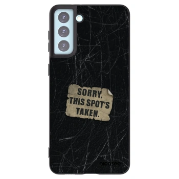 Picasee silikonski črni ovitek za Samsung Galaxy S21+ 5G G996F - SORRY