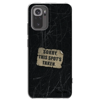 Picasee silikonski prozorni ovitek za Xiaomi Redmi Note 10S - SORRY