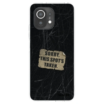 Picasee silikonski prozorni ovitek za Xiaomi Mi 11 - SORRY