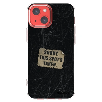 Picasee silikonski prozorni ovitek za Apple iPhone 13 mini - SORRY