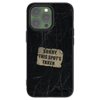 Picasee silikonski črni ovitek za Apple iPhone 13 Pro - SORRY