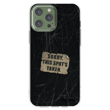 Picasee silikonski prozorni ovitek za Apple iPhone 13 Pro Max - SORRY