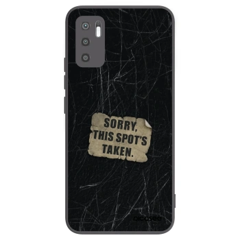 Picasee silikonski črni ovitek za Xiaomi Redmi Note 10 5G - SORRY