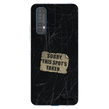 Picasee silikonski prozorni ovitek za Realme 7 - SORRY