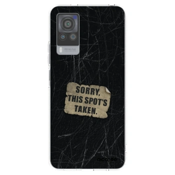 Picasee silikonski prozorni ovitek za Vivo X60 Pro 5G - SORRY