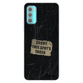 Picasee silikonski prozorni ovitek za Motorola Moto G60 - SORRY
