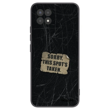 Picasee silikonski črni ovitek za Realme 8i - SORRY