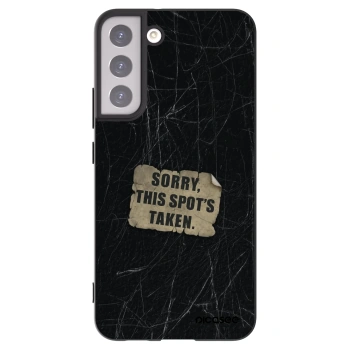 Picasee silikonski črni ovitek za Samsung Galaxy S22+ 5G - SORRY